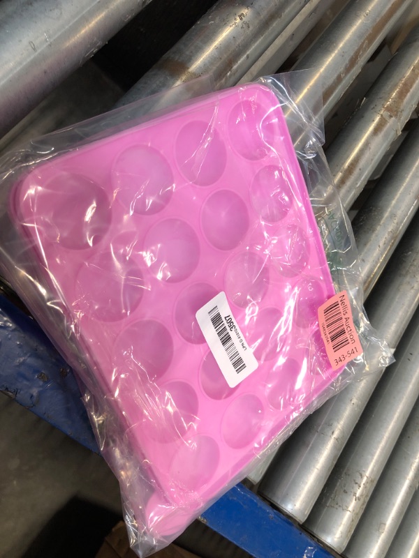 Photo 1 of **MISSING TREAT BAGS, STICKS, AND TIES**AKINGSHOP 20-Cavity Silicone Cake Pop Mold Set With Lollipop Sticks, Treat Bags, Twist Ties - For Cake Pops, Lollipops, Hard Candy, and Chocolate