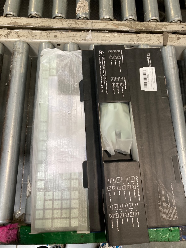 Photo 1 of V3 Wireless Keyboard and Mouse with Single Backlit, Metal Panel, Bluetooth/2.4G Rechargeable Silent Keyboard and Mouse Combo Light up Full Size Cute Keyboards-Green