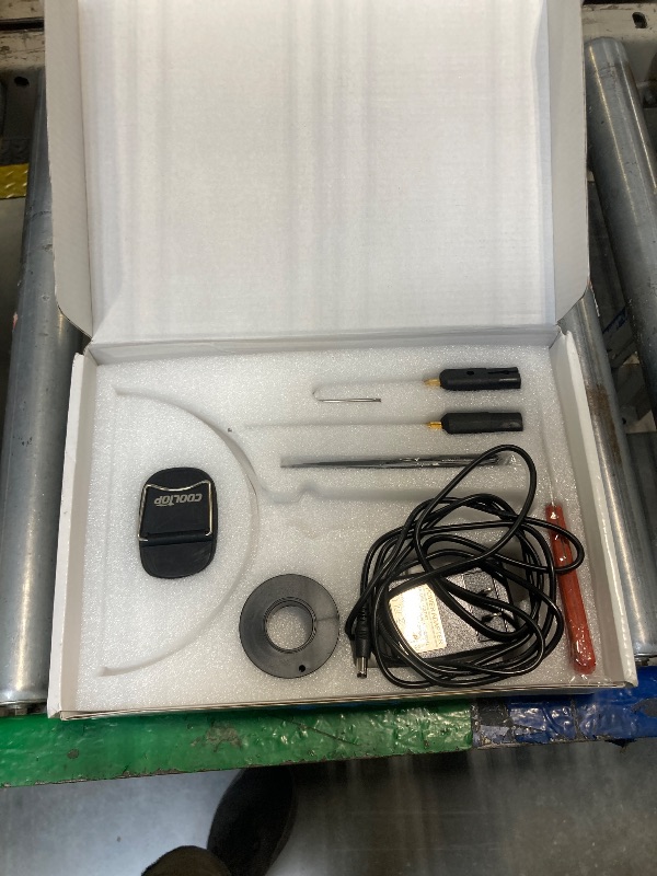 Photo 1 of *missing tool U shape*
Cooltop Hot Wire Foam Cutter kit, 18W Styrofoam Knife Cutter Electric Hot Wire Foam Cutting Tool, Heated Foam Carving Knife Kit with Cleaning Pen for Foam Board, Pearl Cotton, EPP, KT Board, EPS