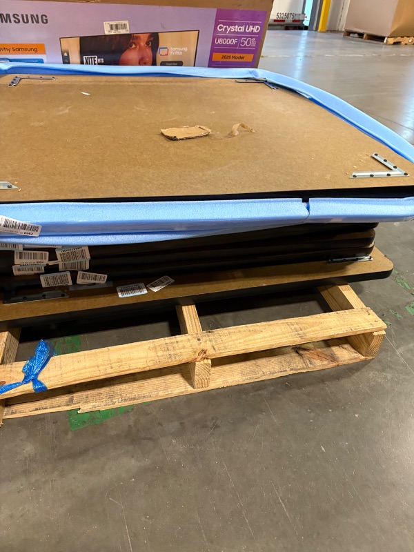 Photo 1 of **PALLETT OF TABLES*** FINAL SALE***
48" Square New England Driftwood 19"-29" Adjustable Height High-Pressure Laminate Top Activity Table with Silver Legs and Driftwood T-Mold