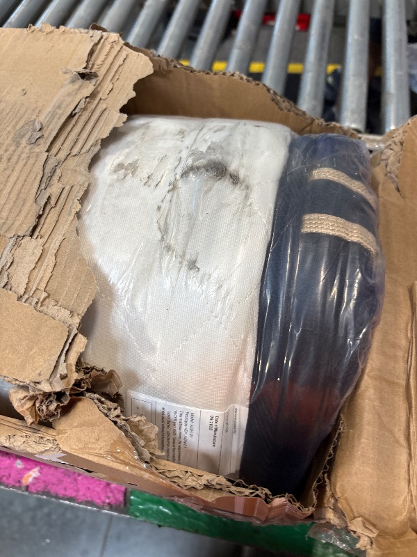 Photo 1 of **WRAPPING PARTIALLY RIPPED OPEN/MATTRESS HAS DIRT MARK AS A RESULT IN THAT AREA**
Queen Mattress, 14 Inch Queen Size Hybrid Mattress in a Box, Medium Firm Memory Foam mattress, with Individual Pocket Springs, Upgrade Zoned Support, Motion Isolation&Press