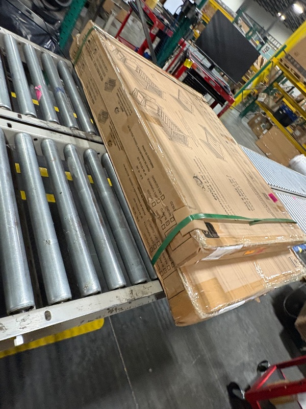 Photo 1 of **2 BOX SET-FACTORY SEALED AND STRAPS STILL FULLY INTACT AS SHOWN IN PHOTOS**
Dream On Me Brody 5-in-1 Convertible Full-Size Baby Crib & 3-Drawer Changer in White, Pinewood, GreenGuard Gold & JPMA, 1” Changer Pad, 3 Mattress Heights, Converts to Toddler &