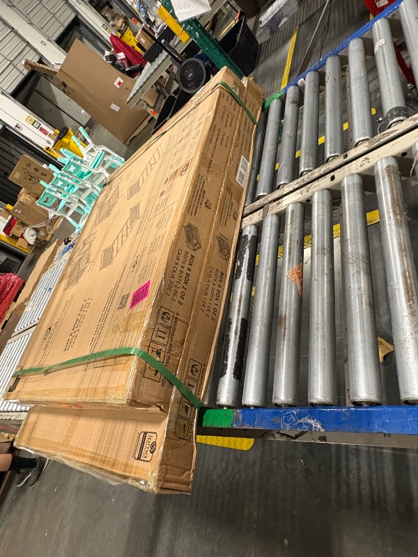 Photo 1 of **2 BOX SET-FACTORY SEALED AND STRAPS STILL FULLY INTACT AS SHOWN IN PHOTOS**
Dream On Me Brody 5-in-1 Convertible Full-Size Baby Crib & 3-Drawer Changer in White, Pinewood, GreenGuard Gold & JPMA, 1” Changer Pad, 3 Mattress Heights, Converts to Toddler &