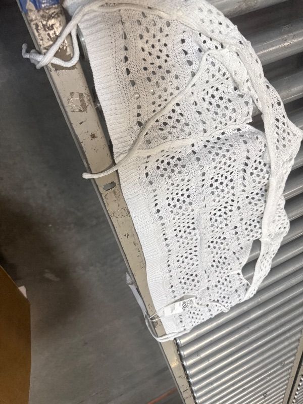 Photo 1 of [SAYS MED LOOKS LIKE IT RUNS SMALL] Fisoew Womens Summer Crochet Swim Cover Up [MED] 