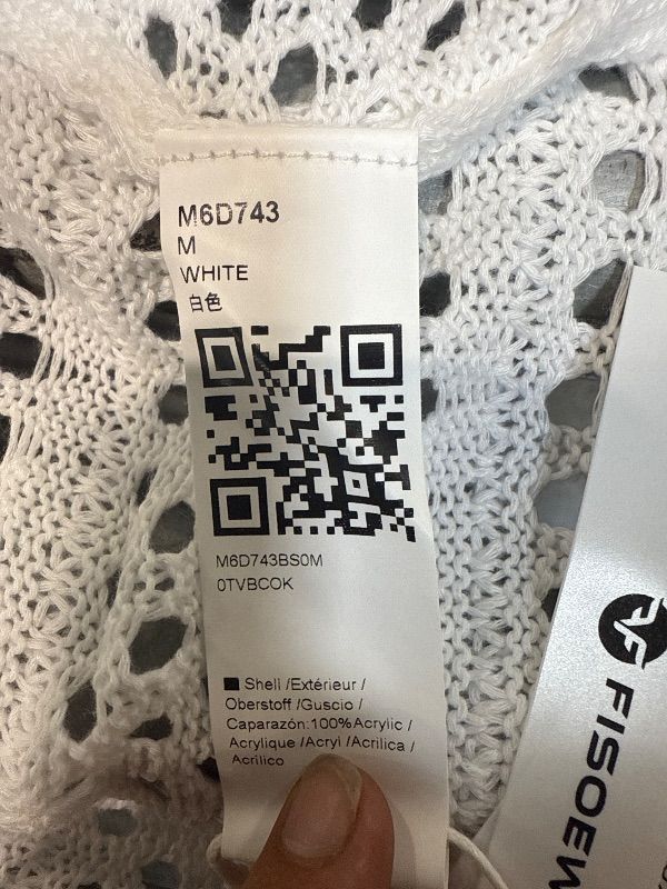 Photo 1 of [SAYS MED LOOKS LIKE IT RUNS SMALL] Fisoew Womens Summer Crochet Swim Cover Up [MED] 