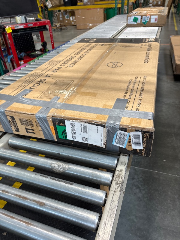 Photo 1 of Delta Children Essex 4-in-1 Convertible Baby Crib, Bianca White with Natural Legs