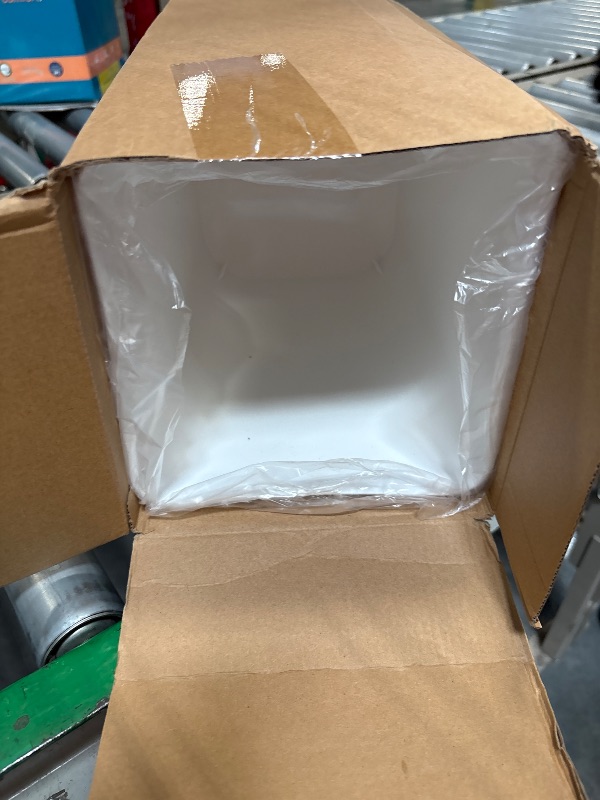 Photo 1 of Hoolerry 9 Pieces Garbage Can 2 Gallon Small Trash Cans Bulk Bathroom Trash Bin Plastic Wastebasket Square for Bedroom Slim Bathroom Trashcan Small Container for Kitchen Office Home(White)