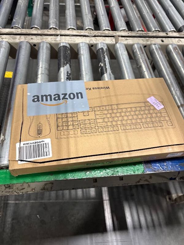 Photo 1 of **MISSING MOUSE**
Wireless Keyboard and Mouse Combo, EDJO 2.4G Full-Sized Ergonomic Computer Keyboard with Wrist Rest and 3 Level DPI Adjustable Wireless Mouse for Windows, Mac OS Desktop/Laptop/PC