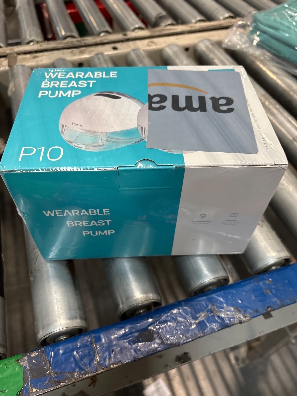 Photo 1 of **COMPLETELY FACTORY SEALED AS SHOWN IN PHOTOS**
Paruu P10 Hands Free Breast Pump Wearable, 338mmHg Strong Suction, Low Noise, 4 Modes & 9 Levels, Electric Breast Pump Portable, Smart Display, 19/21/24/28mm Insert/Flange, 2 Pack (White)