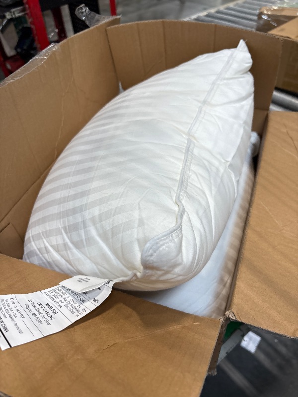 Photo 1 of **only 1 pillow**
Beckham Hotel Collection Bed Pillows Standard/Queen Size Set of 2 - Original Down Alternative Pillow for Sleeping - Bedding for Back, Stomach or Side Sleepers