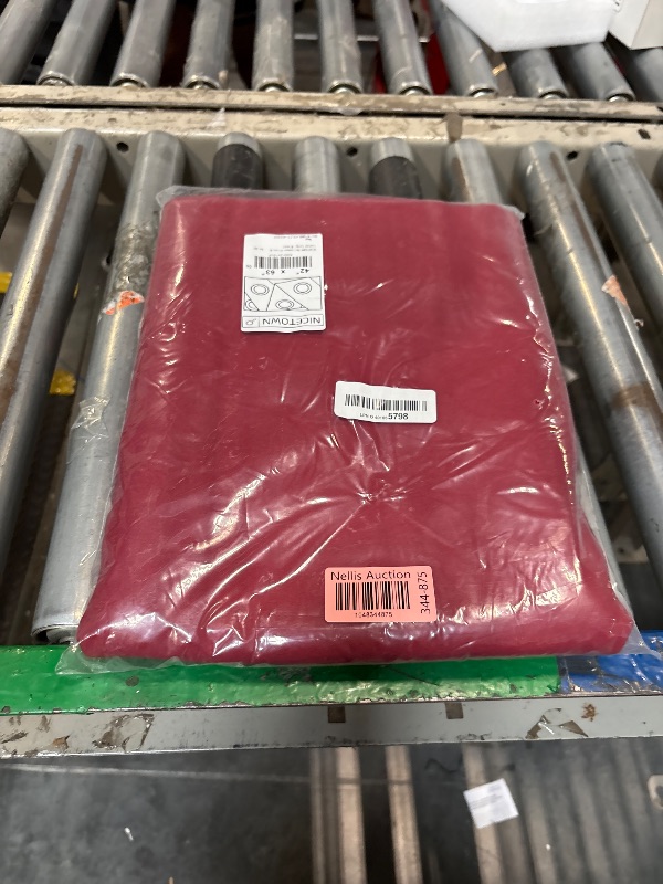 Photo 1 of ***RED NOT BLACK****NICETOWN Halloween Pitch Black Solid Thermal Insulated Grommet Blackout Curtains/Drapes for Bedroom Window (2 Panels, 42 inches Wide by 63 inches Long, RED)