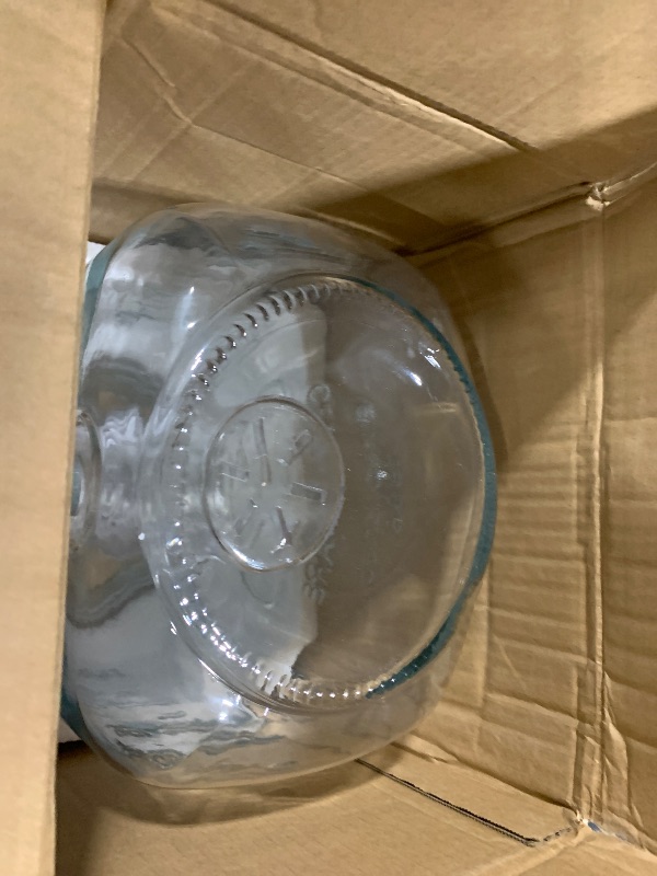 Photo 1 of 2 Gallon Glass Drink Dispensers For Parties,Beverage Dispensers With Stand And 100% Leakproof Stainless Steel Spigot.Glass Water Jug Dispenser,Lemonade Dispenser,Mason Jar.