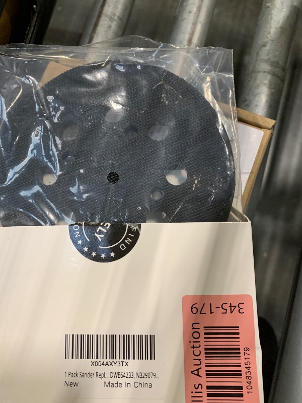 Photo 1 of 1 Pack Sander Replacement Pad for Dewalt, 5-Inch 8 Holes Hook and Loop Aluminum Alloy Orbital Sander Replacement Pad for DWE6421/6421K, DWE6423/6423K, DCW210B, DWE64233, N329079