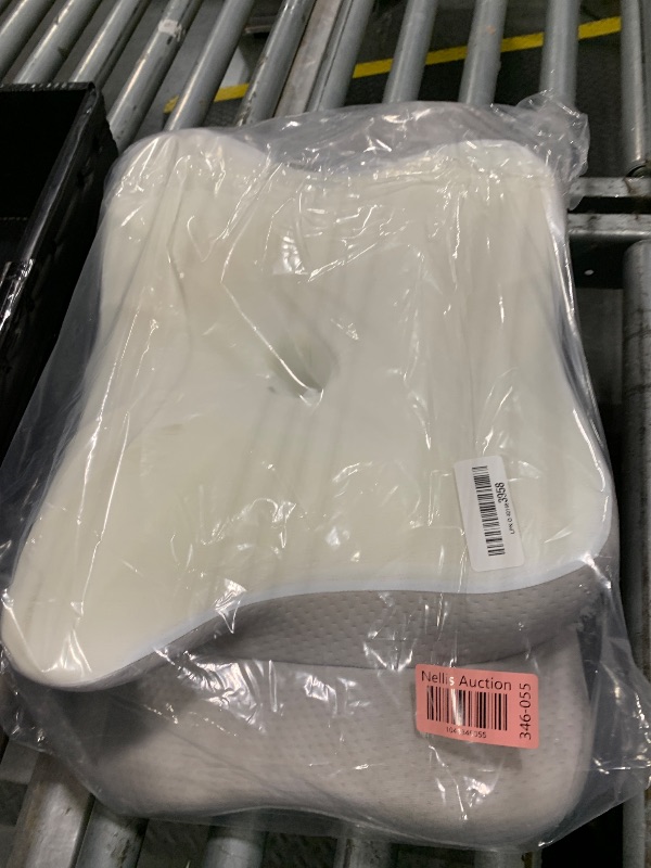 Photo 1 of DONAMA Cervical Pillow for Neck and Shoulder,Contour Memory Foam Pillow,Ergonomic Neck Support Pillow for Side Back Stomach Sleepers with Pillowcase-Standard Size
