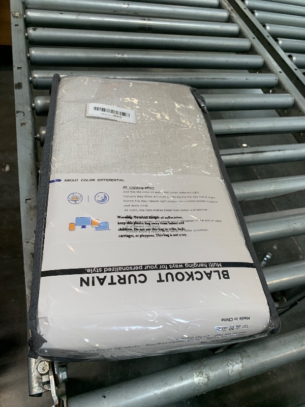 Photo 1 of 100% Blackout Shield Linen Blackout Curtains for Bedroom 96 Inches Long, Back Tab/Rod Pocket Living Room Drapes, Thermal Insulated Blackout Curtains 2 Panels Set, 50" W x 96" L, Beige