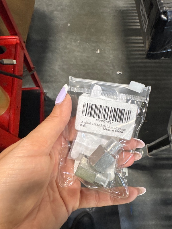 Photo 1 of 1/8 Inch Male to 1/4 Inch Female Reducer Adapter, 304 Stainless Steel Reducer Pipe Extension Connector, 1/4" NPT emale X 1/8" NPT Male Reducing Pipe Fittings Adapter (1/4 female X 1/8 male)