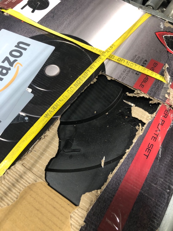 Photo 1 of ****SIMILAR ITEM**** CAP Barbell 190 lb Elite Olympic Bumper Plate Set, Black PACK OF 2