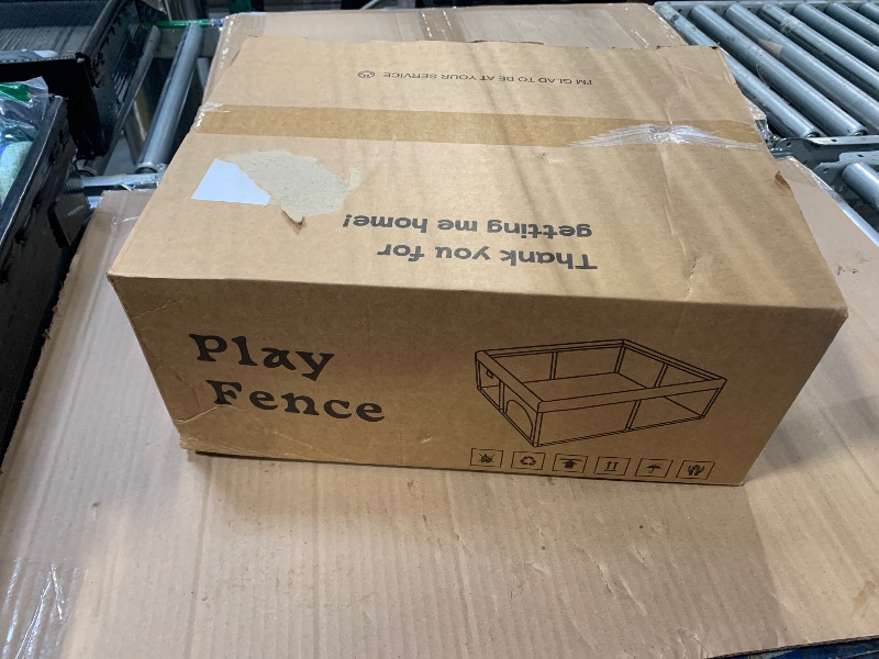 Photo 1 of ****MISSING MAT**** XVISHX Baby Playpen with Mat, 65 x 50 Inch Play Pen Playards, Playpen for Babies and Toddlers, Baby Playard for Indoor & Outdoor Active Center Game Fence, Skin-Friendly Fabric and Soft Breathable Mesh