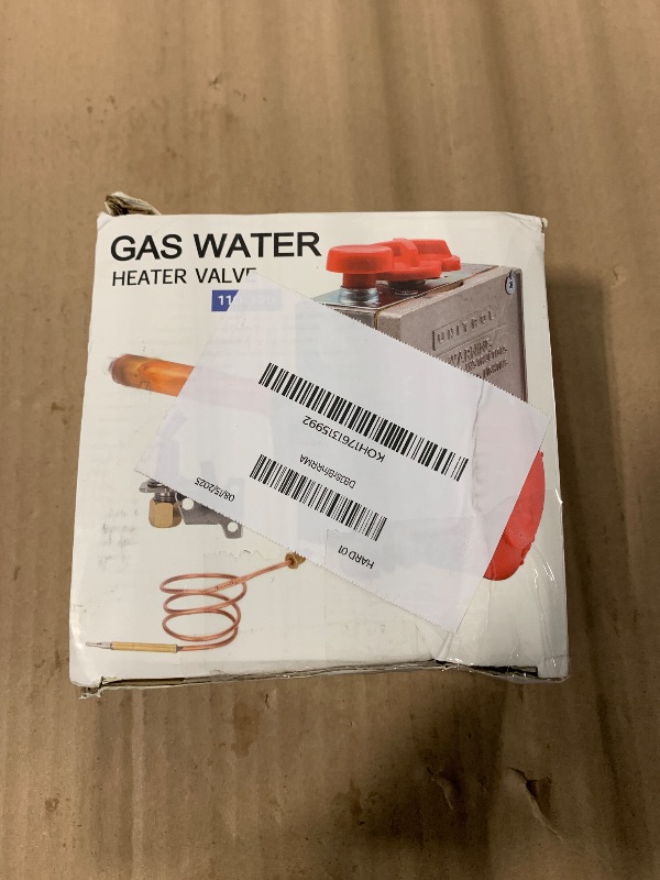 Photo 1 of 110-326 Gas Water Heater Control Valve w/Copper Probe Thermostat - Metal - Built for Durability & Precision
