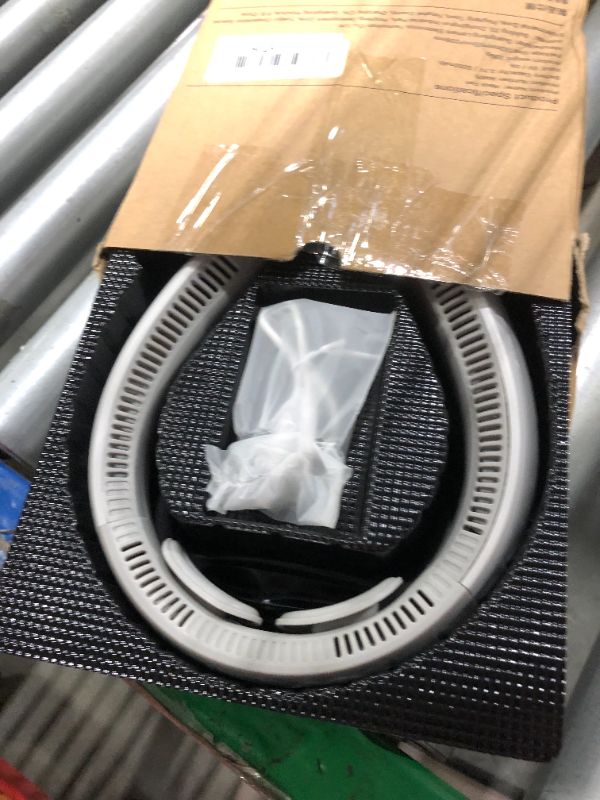 Photo 1 of ***Missing charger***Neck Fan - Portable Neck Fan with Neck Support, 5 Speeds, All Around Airflow, Hand-free Bladeless Personal Cooling Fans, Rechargeable Wearable Fan for Outdoor and Indoor, Festival Gifts for Men Women