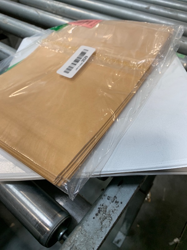 Photo 1 of 100 Pcs Resealable bags,7.1" x 10.2" Stand Up Paper Bags with Matte Window, Zipper Food Storage Bags for Packaging Products, Reusable, Sealable