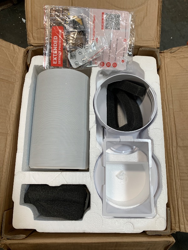 Photo 1 of 12,000 BTU Portable AC Units for Rooms, 3-In-1 Portable Air Conditioner Up to 550 Sq.Ft(Approx.) | Remote, LED Display, 24H Timer | Includes Window Kit & Extendable Hose, White-3030