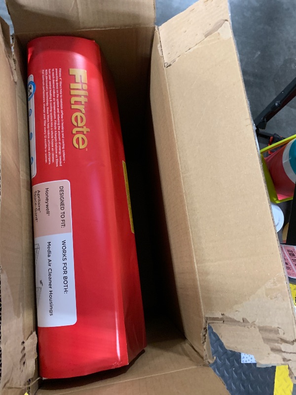 Photo 1 of ***ONLY ONE***

Filtrete 20x25x4 AC Furnace Air Filter, MPR 1000, MERV 11, Fits Honeywell & AprilAire Space-Gard, Allergen Defense, Electrostatic Air Cleaning Filter, 2-Pack (actual size 19.88 x 24.63 x 4.31)