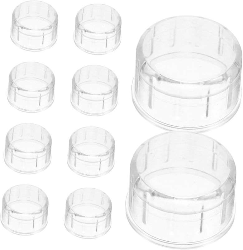 Photo 1 of ****SIMILAR***
IMIKEYA 10pcs Spill Shaker Bottle Lids Replacement Cocktail Shaker Cup Covers High Secure Fit for Mason Jar Tea Juice Bubble Tea Easy to Clean Design