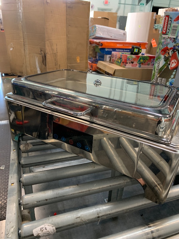 Photo 1 of ***** SIMILAR****
Electric Chafing Dish, 2X4.5QT Buffet Servers and Warmers, Stainless Steel Chaffing Dishes with Temperature Control Display, Commercial Food Warmers for for Parties, Catering, Buffets (1/2 Half Size)