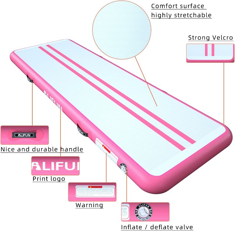 Photo 1 of 

*-****SIMILAR*/****


ALIFUN Inflatable Gymnastics Tumbling Track Mat Training Air Mat10ft/13ft/16ft/20ft Non Slip for Home/Gym/Yoga