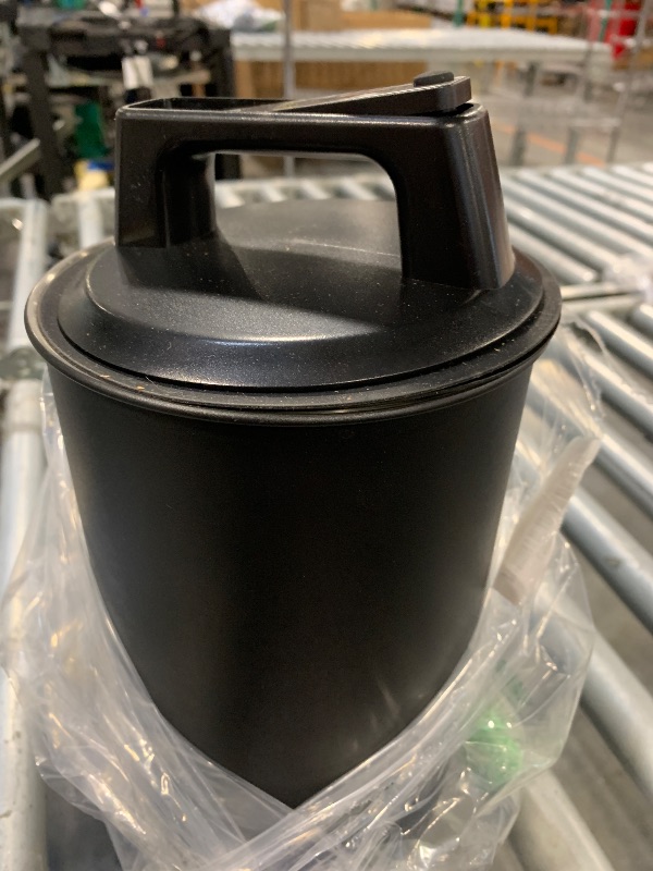 Photo 1 of KIVY Vacuum Coffee Canister (Large) - Push Lid Preserves Aroma & Oil - Stainless Steel Airtight Canister - Container for Ground & Coffee Bean Storage - Removes Excess Air