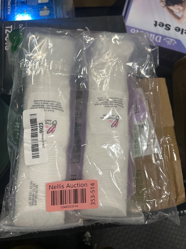 Photo 1 of **ONLY 2*****ForPro Pure & Natural Stitched Cotton Rounds for Face (400-Count), 100% Pure Cotton Makeup Remover Pads, Hypoallergenic, Lint-Free, Vegan & Cruelty-Free, Pack of 4-100 Cotton Pads