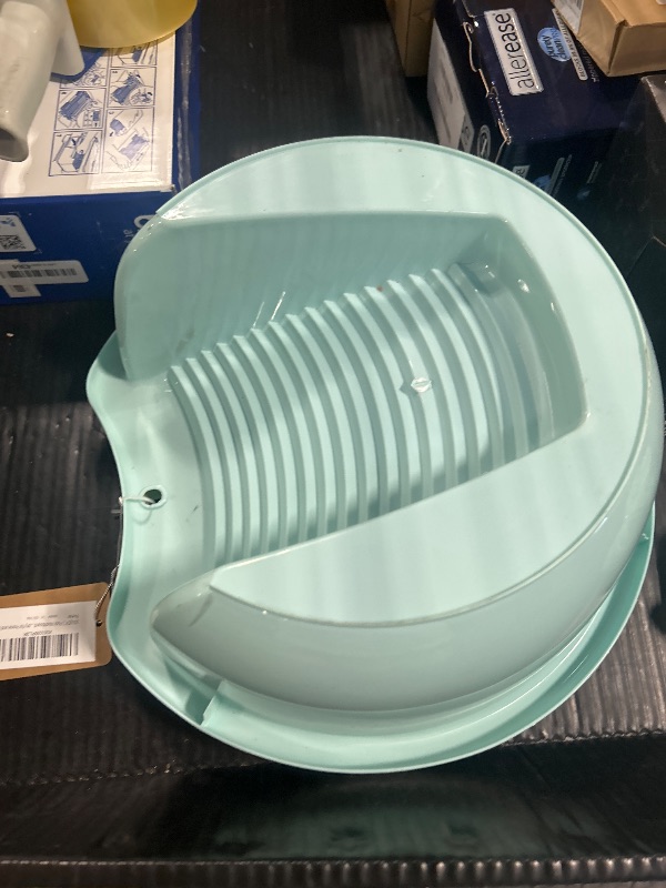 Photo 1 of SOUJOY 2 Pack Washboard Basin for Hand Washing Clothes, Plastic Non-Slip Washtub with Integrated Washboard, Small Delicate Articles Washing Clothes Laundry for Home and Outdoor