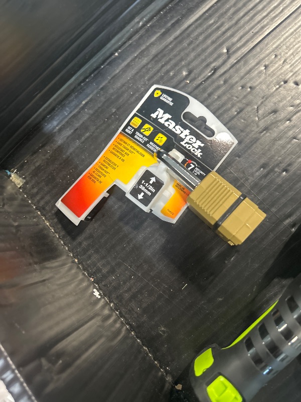 Photo 1 of ***CODE UNKNOWN***
Master Lock Combination Lock, Heavy Duty Weatherproof Padlock, Resettable for Outdoor Use, Brass Finish, M175XDLF