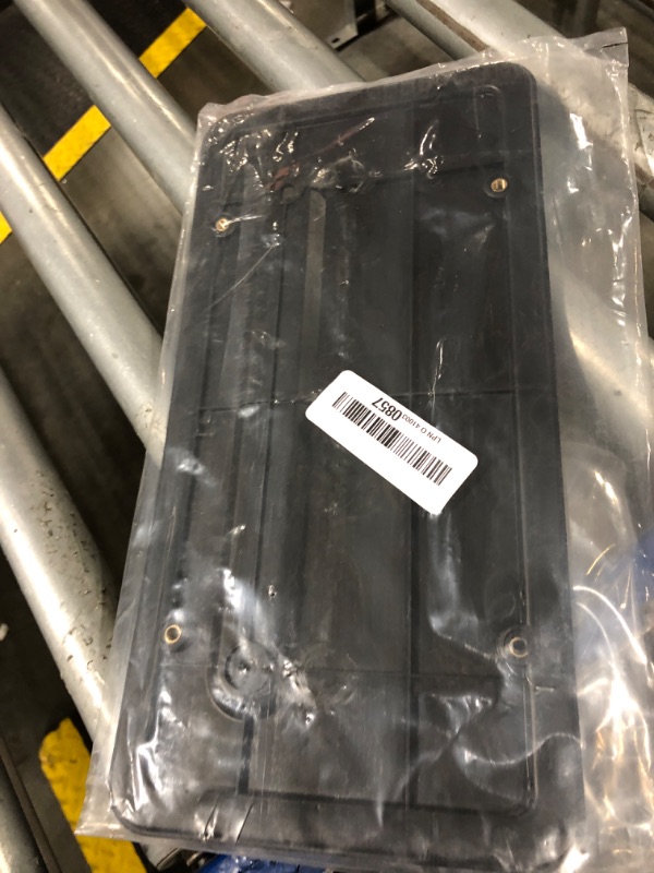 Photo 1 of 109684400B Rear License Plate Frames for 2017-2023 Tesla Model 3 and 2020-2025 Model Y Car, Rear Plate Holder with 4 Brass Mounting Screw Holes, Rust Proof Rattle Proof License Plate Holder Bracket