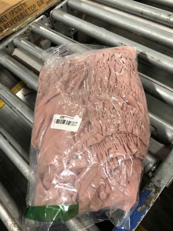 Photo 1 of **SIMILAR TO PHOTO** CICIDUDU Women's Plus Size Dress for Women Wedding Guest Cocktail Smocked Ruffle Short Sleeve V Neck Flowy Maxi Dresses Dusty Pink
Size 1XL