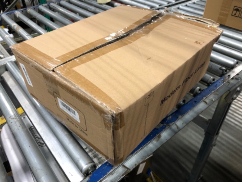 Photo 1 of ?Upgraded?Dimmable Gold Floor Lamp for Living Room, 11W LED Bulb Included, Modern Standing Lamp with Marble Base, Tall Pole Light with White Linen Shade for Bedroom Reading Office Corner Nursery