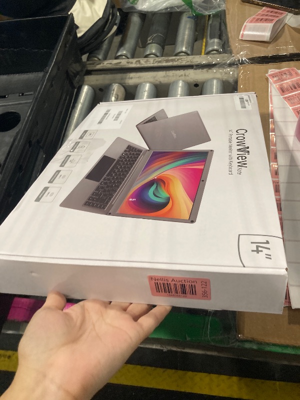 Photo 1 of Portable Monitor with Keyboard,14inch 1080P FHD Lapdock Compatible with Raspberry Pi/Mini PC/Phone/PC/Game Console,CrowView Note Built-in Battery with RPi5 Adapter(Full TypeC & HDMI Cable Included)