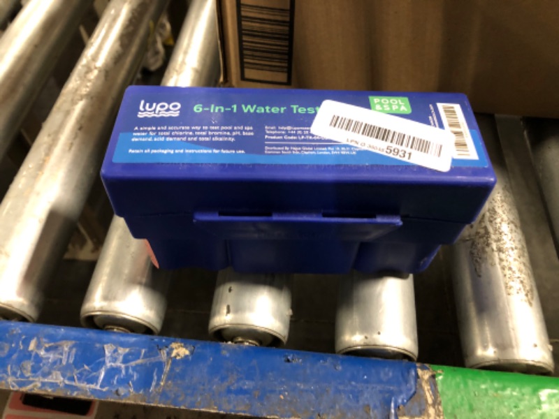 Photo 1 of Lupo 6-in-1 Pool Test Kit | Pool Testing Kit for Residential Swimming Pools & Spas for Testing Total Chlorine, Total Bromine, pH, Base Demand, Acid Demand & Total Alkalinity Quick & Accurate Testing