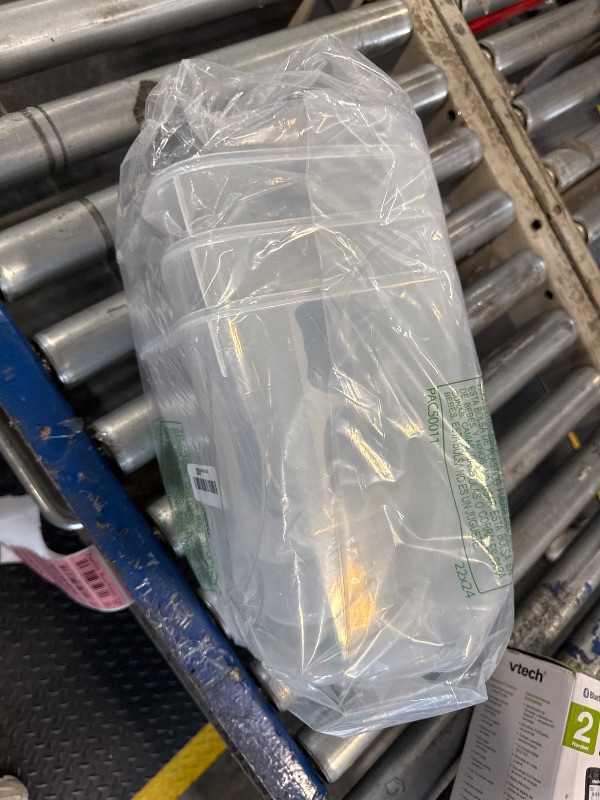 Photo 1 of ***MISSING ONE***Storeganize Flour Sugar Storage Containers (5.3L/4pk) Great Rice Canisters Sets For The Kitchen pantry, Large Food Storage Containers With Lids Airtight