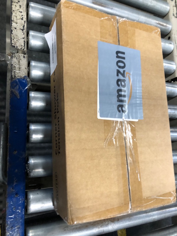 Photo 1 of (SPARE PARTS) Consumest Corner Shower Caddy Tension Pole - Rustproof Shower Shelves with Towel Bar & Soap Holder, Adjustable Bath Organizer for Bathroom Storage, 27.6-108.3 inch, White,