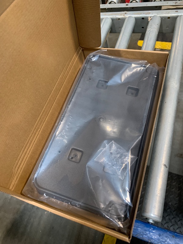 Photo 1 of JWWY for Charger Front License Plate Frame Mounting Bracket Number Plate Holder Registration Plate Frame for 2015-2025+ Dodge Charger Exterior Accessories Black