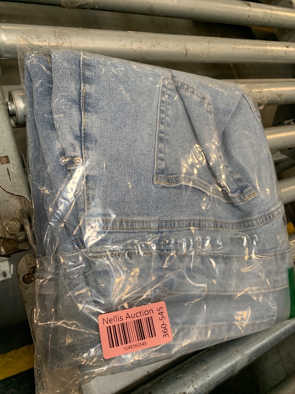 Photo 1 of **USED**Sidefeel Women's High Waisted Wide Leg Jeans Straight Leg Denim Pants Blue Size 18
