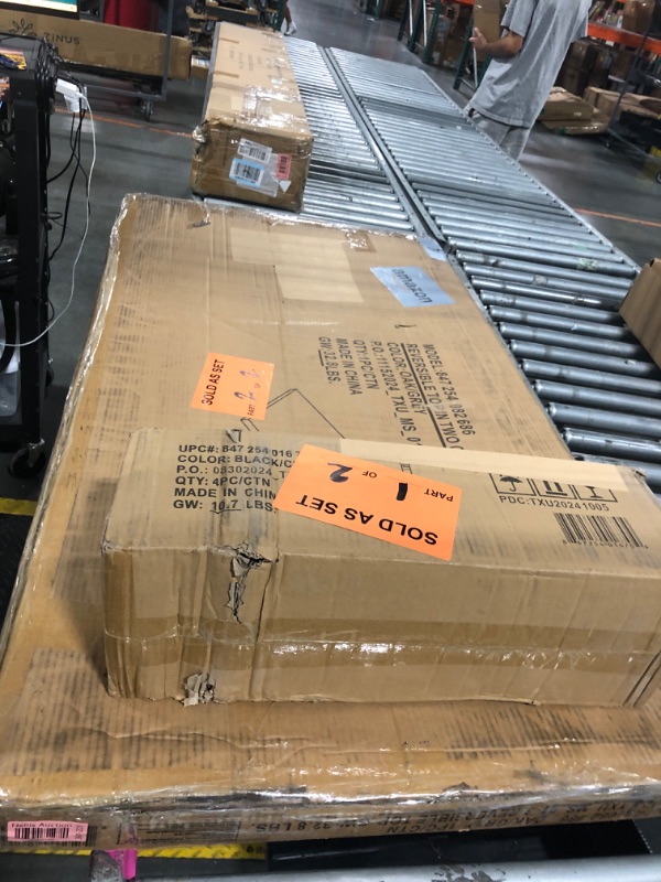 Photo 1 of **2 BOXES**Flash Furniture Wren 24''W x 48''L Rectangular Grey HP Laminate Activity Table - Height Adjustable Short Legs