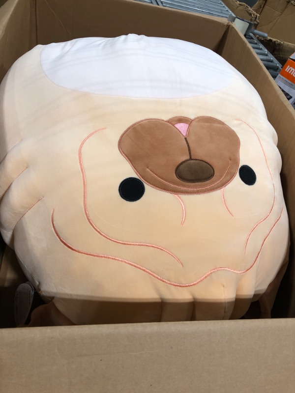 Photo 1 of **VERY USED** DIRTY**Squishmallows Original 24in Morton The Brown Shar Pei Dog – Official Jazwares Plush 