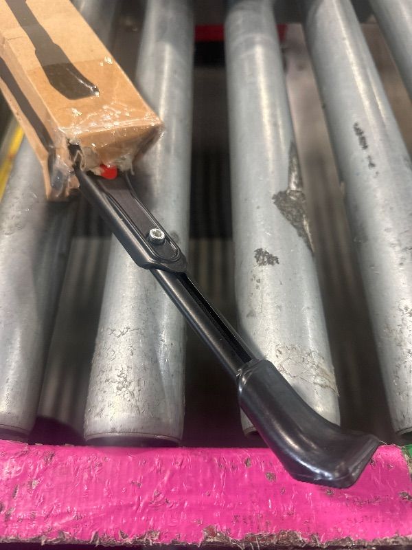 Photo 1 of **MISSING CLAMP & BOLTS** Adjustable Bike Kickstand for Adult Bike – Fits 22" to 26" Wheels, Aluminum Alloy, Easy to Install, Non-Slip Foot for Stability on Mountain, Road, Hybrid, Commuter Bikes, Daily & Long-Distance Rides