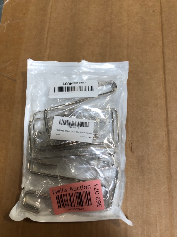 Photo 1 of 10Pcs Over The Door Hooks, Metal Door Hanger Z Hooks, Sturdy Over Door Hooks for Hanging Clothes, Towels, Coats and More