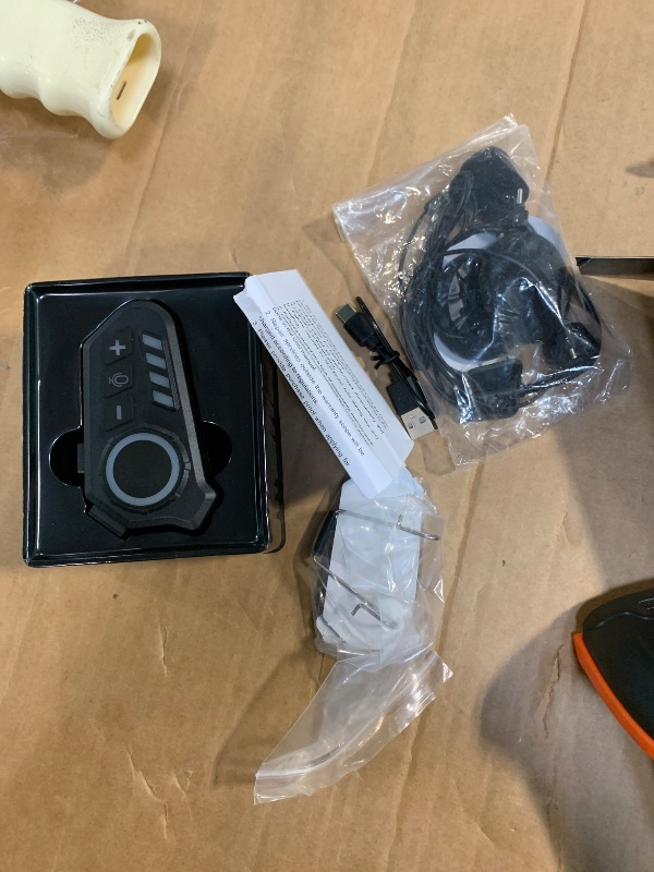 Photo 1 of (ONLY 1 INTERCOM INCLUDED, INTENDED FOR SPARE PARTS) EJEAS V4 Plus Motorcycle Helmet Bluetooth Intercom, Bluetooth 5.1 Motorcycle Headset with CVC Noise Reduction and FM Radio Function for 4 Riders Talk at The Same Time Within 1500M (1Pack)
