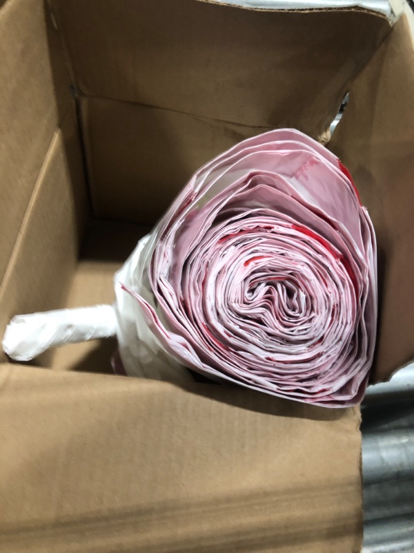 Photo 1 of ****the package is incomplete,********Amazon Basics 13 Gallon Tall Kitchen Drawstring Trash Bags, Clean Fresh Scnet, 10% Post Consumer Recycled, 200 Count