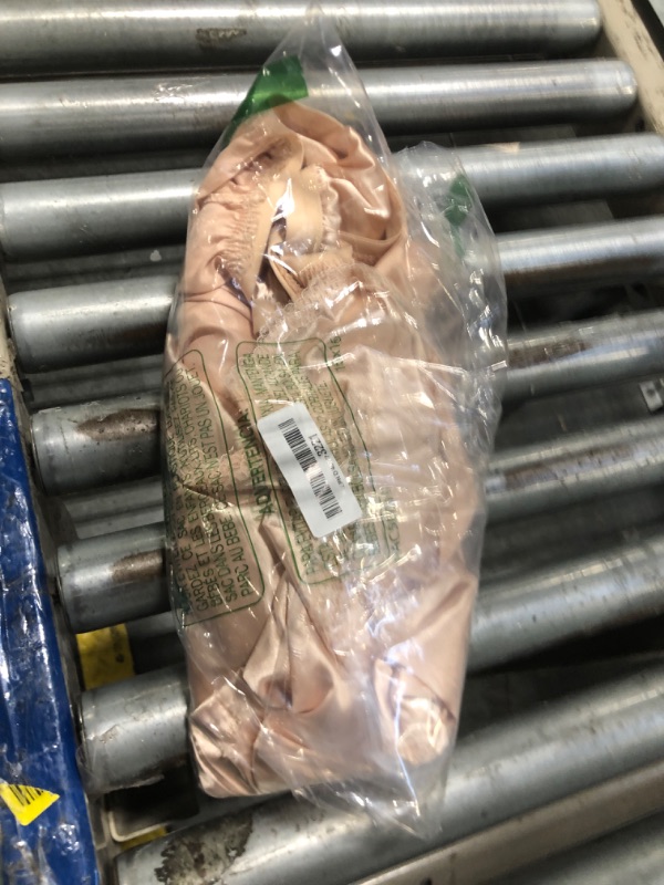 Photo 1 of ***MISSING ITEMS*** Half Slips for Women 3 Kinds of Length 19, 27, 35 Inch Slip Under Dress Satin Lace Long Skirt (Beige, X-Large)